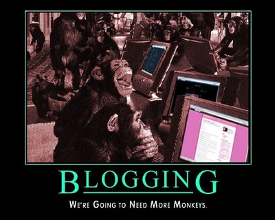 Blogging motivational poster